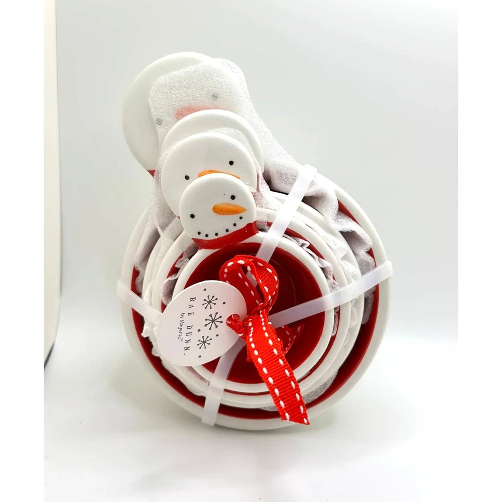Rae Dunn Snowman Handle Measuring Cups